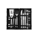 Aluminum Box Stainless Steel Grill Set, BBQ Barbecue Tools