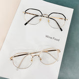 Anti-blue Light Flat, Mirror Finished, Myopia Glasses