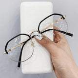 Anti-blue Light Flat, Mirror Finished, Myopia Glasses