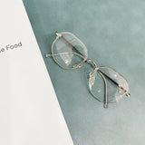 Anti-blue Light Flat, Mirror Finished, Myopia Glasses
