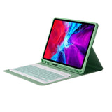 Compatible with Apple, Air10.9 iPad10.2 Pen Slot Bluetooth Keyboard Leather Case Pro9.7 Air2 Mini45 Detachable Keyboard Cover