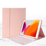 Compatible with Apple, Air10.9 iPad10.2 Pen Slot Bluetooth Keyboard Leather Case Pro9.7 Air2 Mini45 Detachable Keyboard Cover