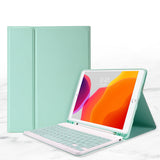 Compatible with Apple, Air10.9 iPad10.2 Pen Slot Bluetooth Keyboard Leather Case Pro9.7 Air2 Mini45 Detachable Keyboard Cover