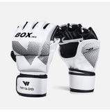 Male Half-finger Training Free Boxing Gloves, MMA Sanda Muay Thai Punching Sandbags Fighting Accessories