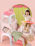 Children Shampoo Recliner, Dining Chair Dining Table Stool, Foldable Baby Shampoo Artifact Can Sit Lying Shampoo Stool