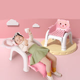 Children Shampoo Recliner, Dining Chair Dining Table Stool, Foldable Baby Shampoo Artifact Can Sit Lying Shampoo Stool