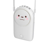 Retractable Hanging Neck Mini USB Charging Folding Portable Lazy Summer Leafless Small Fan