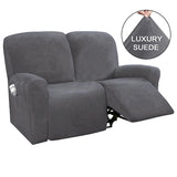 Elastic Full-inclusive Rocking Chair Cover, American Sofa Cover, Protective Thick Fabric Three Seat Recliner Cover