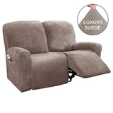 Elastic Full-inclusive Rocking Chair Cover, American Sofa Cover, Protective Thick Fabric Three Seat Recliner Cover