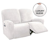 Elastic Full-inclusive Rocking Chair Cover, American Sofa Cover, Protective Thick Fabric Three Seat Recliner Cover