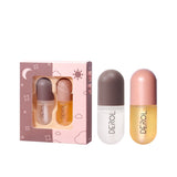 Day Night Instant Volume Lip Plumper Oil, Clear, Long Lasting, Nourishing, Repairing, Fine Line Reduction Care, Beauty Cosmetics