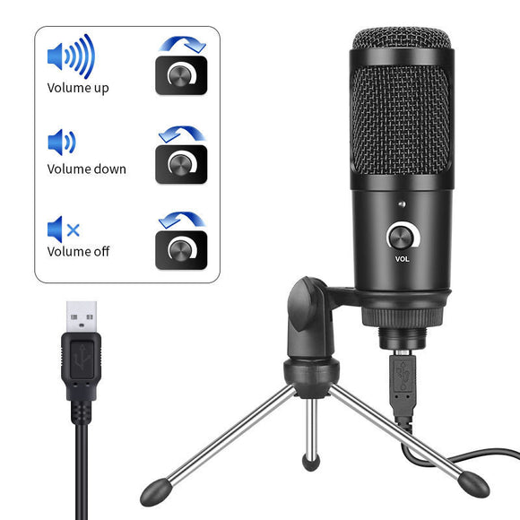 High Sampling Rate, Computer Game Live K Song Recording USB Condenser Microphone