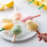 Silicone Bird Shape Ice Cream Mold, Popsicle Mould with Sticks, DIY Dessert Cake Decoration Tool