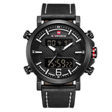 Naviforce Lingxiang 9135 Men's Quartz Watch, Electronic Waterproof Belt Sports Watch