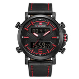 Naviforce Lingxiang 9135 Men's Quartz Watch, Electronic Waterproof Belt Sports Watch