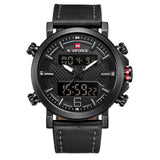 Naviforce Lingxiang 9135 Men's Quartz Watch, Electronic Waterproof Belt Sports Watch