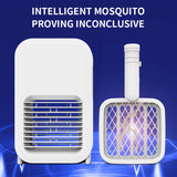 Efficient Photocatalyst Household Mosquito Killer Lamp, 2-in-1 LED Insect Racket, USB Creative Trap, Artifact Bug Zapper
