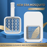 Efficient Photocatalyst Household Mosquito Killer Lamp, 2-in-1 LED Insect Racket, USB Creative Trap, Artifact Bug Zapper