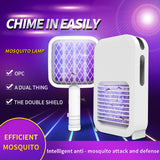 Efficient Photocatalyst Household Mosquito Killer Lamp, 2-in-1 LED Insect Racket, USB Creative Trap, Artifact Bug Zapper