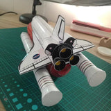 Space Shuttle, 3D Paper Model, DIY Handmade Paper Mold, Decoration Toy