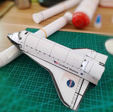 Space Shuttle, 3D Paper Model, DIY Handmade Paper Mold, Decoration Toy