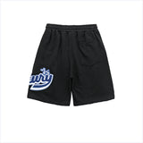Flocking Letter, Printed Outdoor Casual Shorts for Men and Women