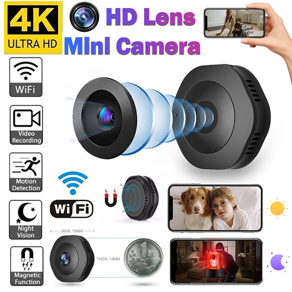 1080P HD Mini Camera, App Remote Control Monitor, Home Security DV IP IR Night Magnetic Wireless Device