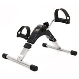 Folding Fitness Pedal Stepper Exercise Machine, LCD Display Indoor Cycling Bike Stepper with Adjustable Resistance for Home Use