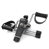 Folding Fitness Pedal Stepper Exercise Machine, LCD Display Indoor Cycling Bike Stepper with Adjustable Resistance for Home Use