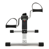 Folding Fitness Pedal Stepper Exercise Machine, LCD Display Indoor Cycling Bike Stepper with Adjustable Resistance for Home Use