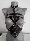 PU Erotic Fetish Dress, Adult Exotic Camisole Bondage, Women's Clothing Accessories, Body Belt Leather Straps