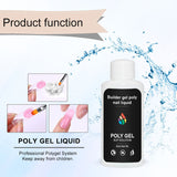 Nail Sina Quick Dry Water Gel, Wash Glue, Phototherapy Cleaner