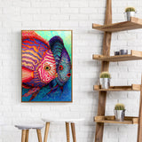 Rubik's Round Diamond Painted Fish Diamond Painting