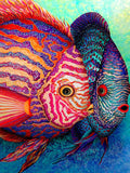 Rubik's Round Diamond Painted Fish Diamond Painting