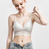 Spring and Summer Ultra-thin Women's Halter Neck U-shaped Strapless Bra (Pack of 2)