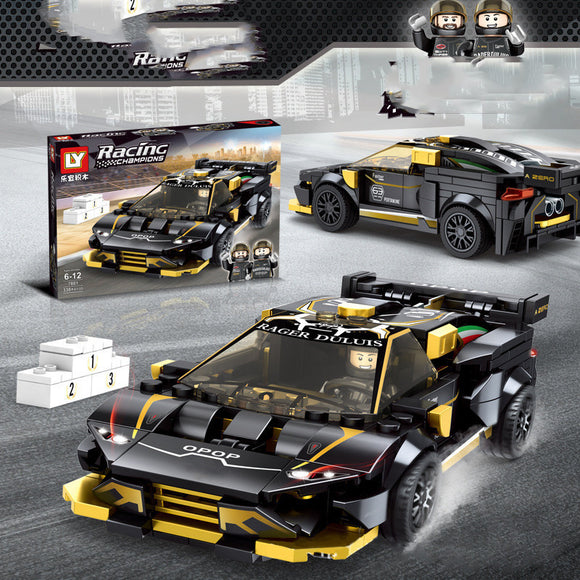 Racing Car Model, Assembling Building Blocks Toy Gift