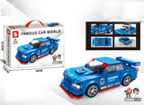 Small Particles Assembled Sports Car Toy Building Blocks