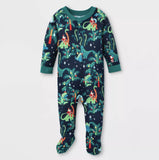 European Christmas Dinosaur Family Matching Nightwear Set – Adults, Kids & Pet