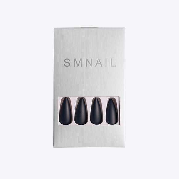 Matte False Nails, Khaki Smudge Nails