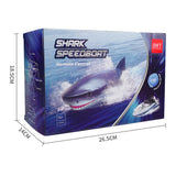 New Electric Shark RC Boat Vehicles, Waterproof Swimming Pool Simulation Model Toy, 2-in-1 High-speed Remote Control Boat