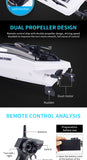 New Electric Shark RC Boat Vehicles, Waterproof Swimming Pool Simulation Model Toy, 2-in-1 High-speed Remote Control Boat