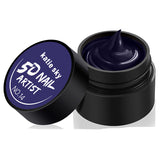 Painted Metal, 5D Three-dimensional Nail Phototherapy, Pull Line, Nail Polish Glue