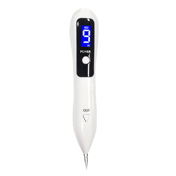 LCD Face Plasma Skin Tag Remover Pen, Tattoo Removal Black Dot Dark Spot Verrgas Pencil, Laser Warts and Mole Eraser Tools