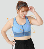 Shockproof Running, Plus Size, Sports Bra Vest
