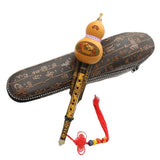 Natural Bamboo Gourd Silk, C and B-adjusted Adults Children's Beginners' Musical Instrument