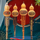 Natural Bamboo Gourd Silk, C and B-adjusted Adults Children's Beginners' Musical Instrument