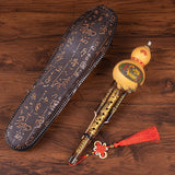 Natural Bamboo Gourd Silk, C and B-adjusted Adults Children's Beginners' Musical Instrument