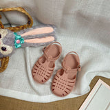 Kids' Soft Sole Closed-toe Summer Sandals – Lightweight Non-slip Casual Shoes for Girls & Boys