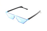 Mosaic Pixel Sunglasses, Two-dimensional Prom Goggles