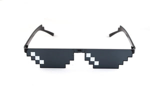 Mosaic Pixel Sunglasses, Two-dimensional Prom Goggles